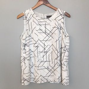 Vince Camuto Geo-print Blouse